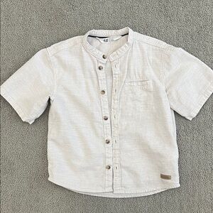 H&M Kids Beige Button Down Shirt